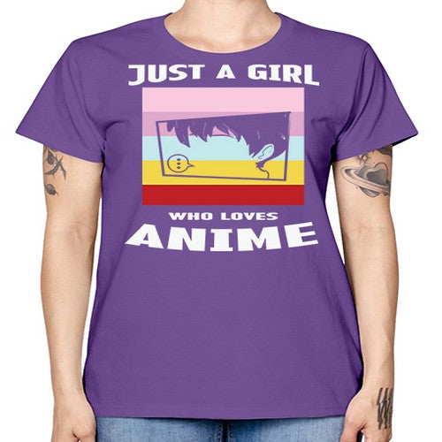 Just A Girl Who Loves Anime 265# - anime -  Missy T-Shirt