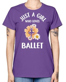 Just a girl who loves ballet 149# - ballet -  Missy T-Shirt