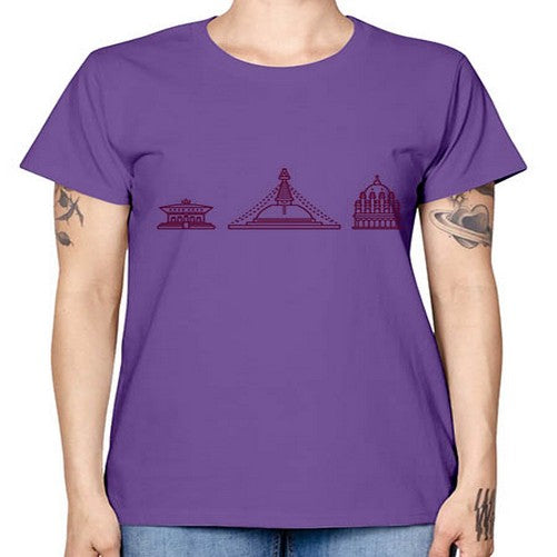 Kathmandu 1030# - cities -  Missy T-Shirt