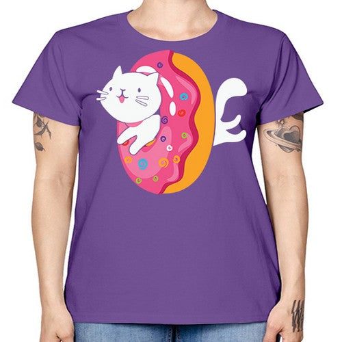 Kawaii Cat Donut Anime Lover Anime 267# - anime -  Missy T-Shirt