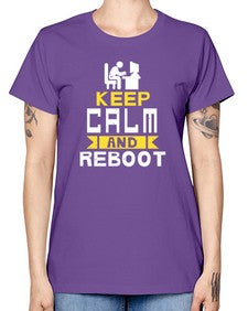 Keep Calm and reboot 27# - computer -  Missy T-Shirt