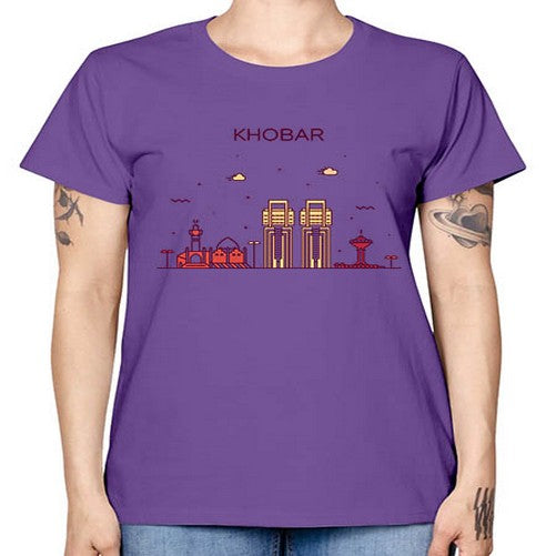 Khobar 1053# - cities -  Missy T-Shirt
