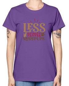 Less People More Pups Style 18# - cats -  Missy T-Shirt