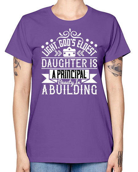 Light Gods eldest daughter is a principal beauty in a building Style 274# - architect -  Missy T-Shirt