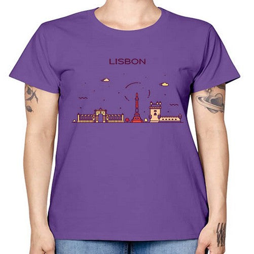Lisbon 1147# - cities -  Missy T-Shirt