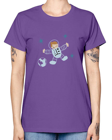 Littlespaceman 16# - space -  Missy T-Shirt