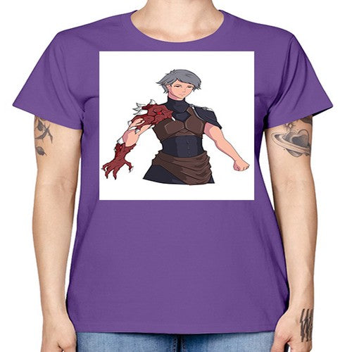 Man has parasite on hand 14# - anime -  Missy T-Shirt
