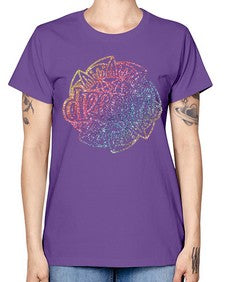 Mandala Dream Rainbow Glitter 760# - mandala -  Missy T-Shirt