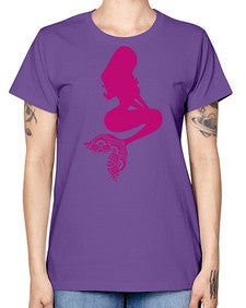 MermaidMandalaUpdated 933# - mandala -  Missy T-Shirt