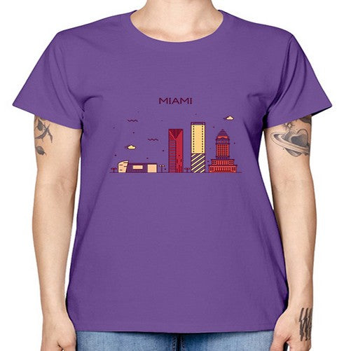 Miami 1285# - cities -  Missy T-Shirt