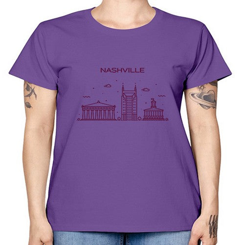 Nashville 1415# - cities -  Missy T-Shirt
