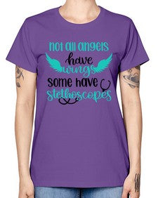 Not All Angels Have Style Style 1134# - nurse -  Missy T-Shirt