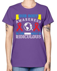 Our body awareness in the West is ridiculous Style 33# - Self awareness -  Missy T-Shirt