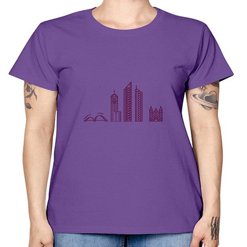 Perth 1596# - cities -  Missy T-Shirt