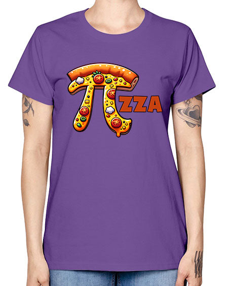 Pizza Pi Day Funny 40# - pi -  Missy T-Shirt