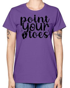 Point your toes 172# - ballet -  Missy T-Shirt