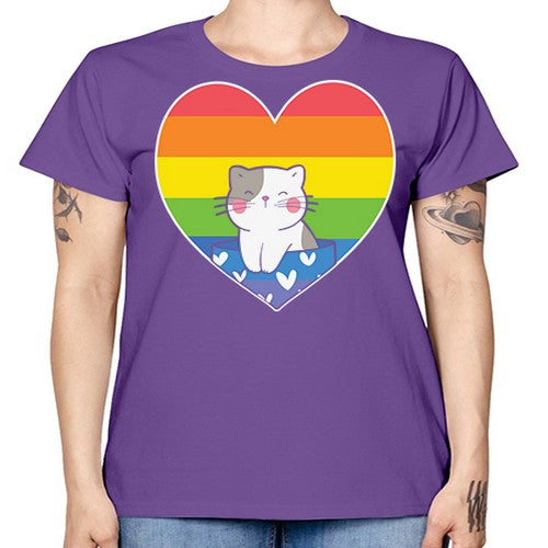 Pride Cat LGBT Kawaii Cats Anime 276# - anime -  Missy T-Shirt