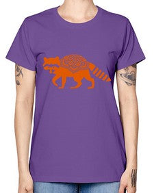 RacoonMandala 1010# - mandala -  Missy T-Shirt