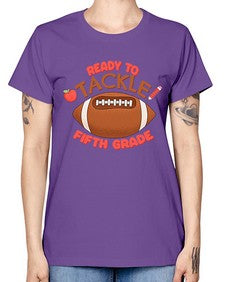 Ready to tackle fifth Grade 741# - fifth grade -  Missy T-Shirt