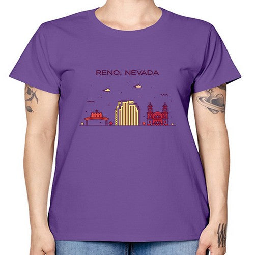 Reno 1714# - cities -  Missy T-Shirt