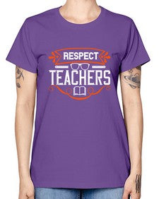 Respect Teachers Style 1353# - teacher -  Missy T-Shirt