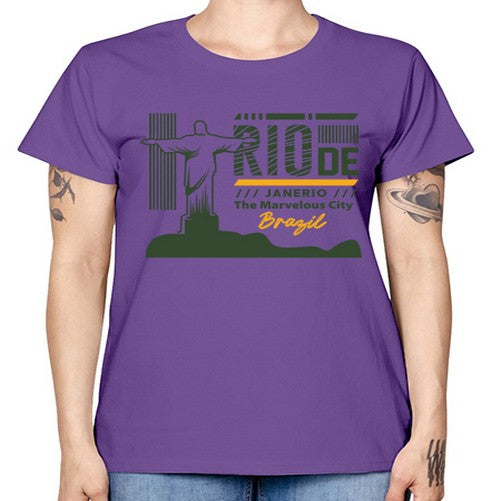 Rio de Janerio 1734# - cities -  Missy T-Shirt