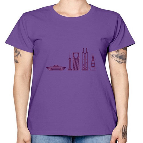 Riyadh 1740# - cities -  Missy T-Shirt