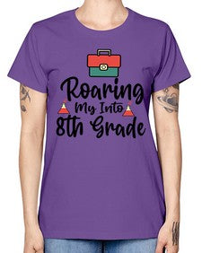 Roaring My Into eighth Grade 757# - eighth grade -  Missy T-Shirt