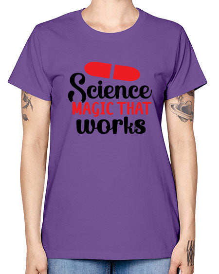Science Magic that works 76# - general science -  Missy T-Shirt