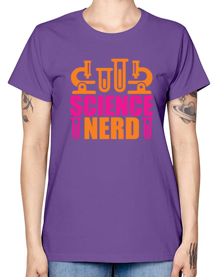 Science Nerd 59# - general science -  Missy T-Shirt