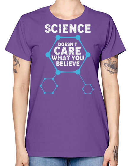 ScienceDoesntCareWhatYouScientistSkinite Scientist Skinite 51# - general science -  Missy T-Shirt