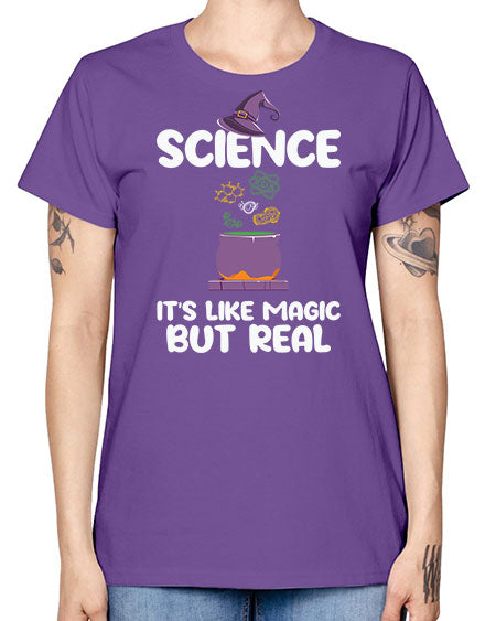 ScienceItsLikeMagicButScientistSkinite Scientist Skinite 48# - general science -  Missy T-Shirt