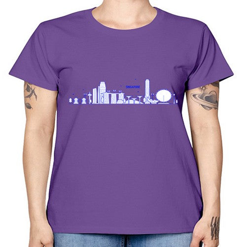 Singapore 1845# - cities -  Missy T-Shirt