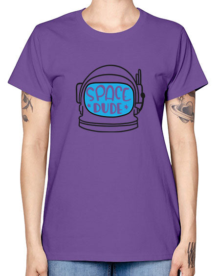 Spacedude 12# - space -  Missy T-Shirt