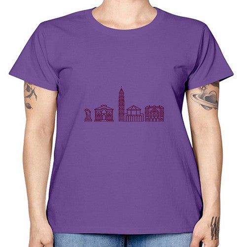 Split 1876# - cities -  Missy T-Shirt