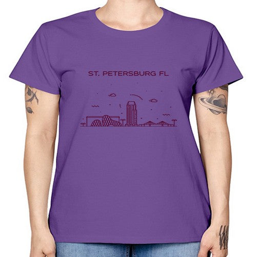 StPetersburgFL 1887# - cities -  Missy T-Shirt