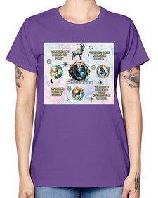 Straight Capricorn 471# - capricorn -  Missy T-Shirt