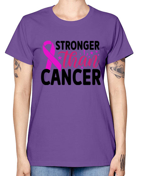 Stronger Than Cancer 6# - breast cancer -  Missy T-Shirt