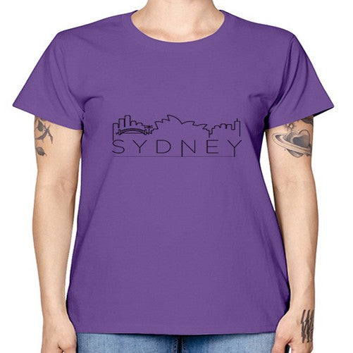 Sydney Minimal Skyline 1916# - cities -  Missy T-Shirt