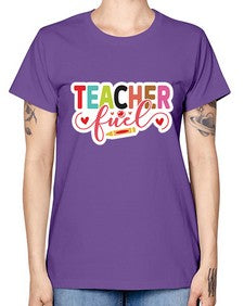 Teacher Fuel 1451# - teacher -  Missy T-Shirt
