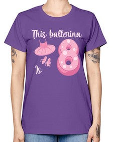 Th birthday ballet dancer ballerina 46# - ballet -  Missy T-Shirt