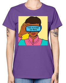 The Future is Real 1151# - art pop art -  Missy T-Shirt