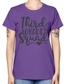 Third Grade Squad 975# - third grade -  Missy T-Shirt
