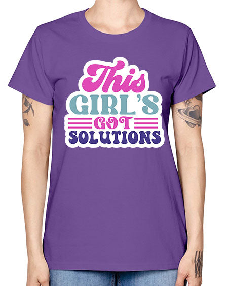 This girls got solutions 16# - general science -  Missy T-Shirt