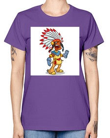 Thnksgvngindian 254# - cartoon general -  Missy T-Shirt