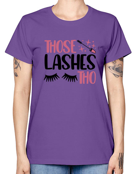 Those Lashes Tho Style 11# - beauty - fashion -  Missy T-Shirt