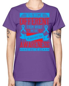 To become different from what we are we must have some awareness of what we are Style 11# - Self awareness -  Missy T-Shirt