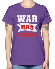 War has changed 52# - video games -  Missy T-Shirt