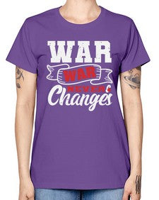 Warwar never changes 54# - video games -  Missy T-Shirt