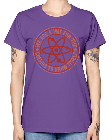 We are a way for the cosmos to know itself 300# - general science -  Missy T-Shirt